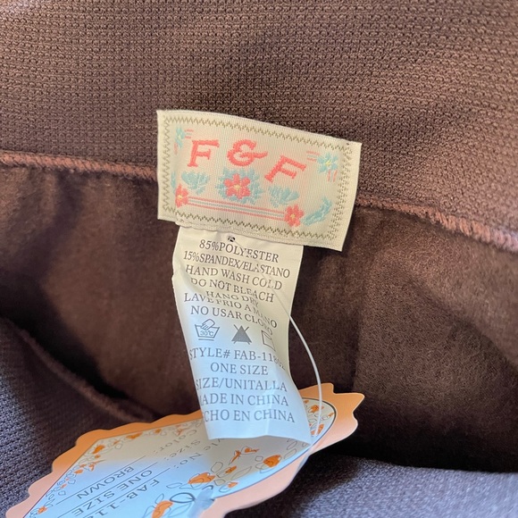 NWT Dark Brown Leggings - Picture 2 of 4